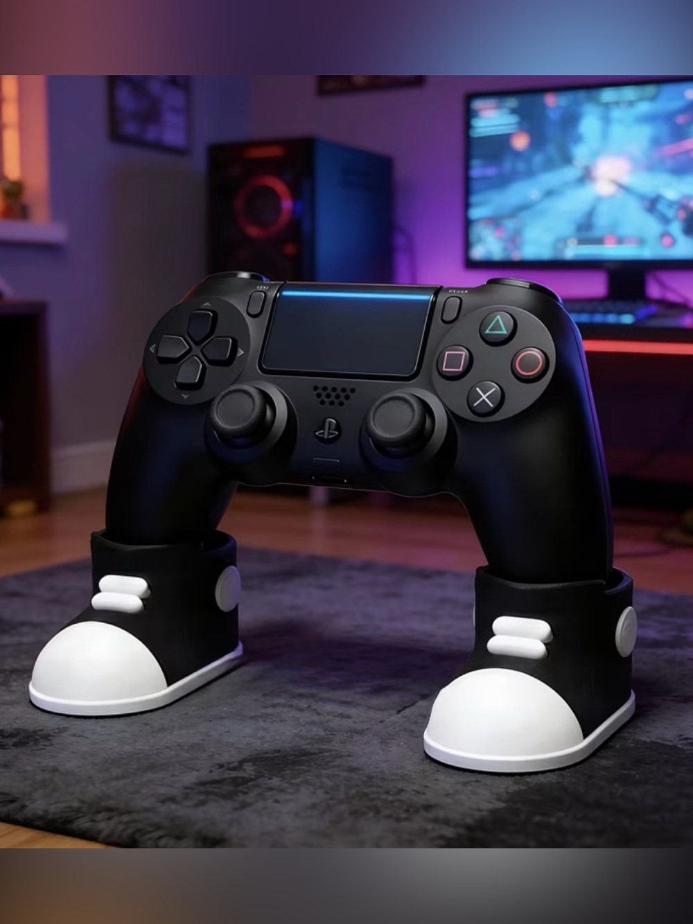 Fun Shoe Shaped Game Controller Stand
